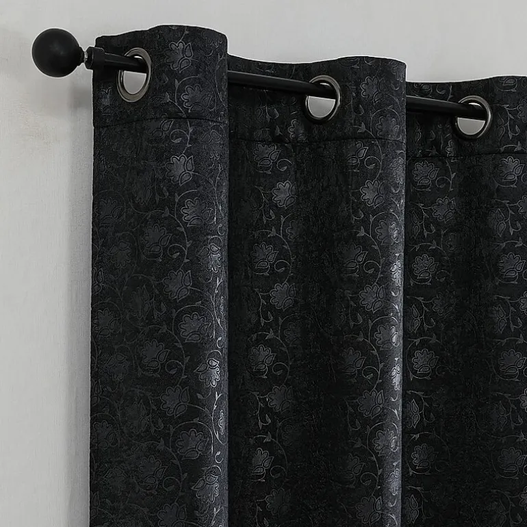 Roosevelt Grommet Top Blackout Set of 2 Curtain Panel