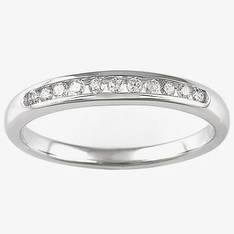 Round 1/2 CT.T.W. Natural Diamond Side Stone Bridal Set in 10K or 14K Gold