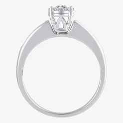 Round 1/2 CT.T.W. Natural Diamond Side Stone Bridal Set in 10K or 14K Gold