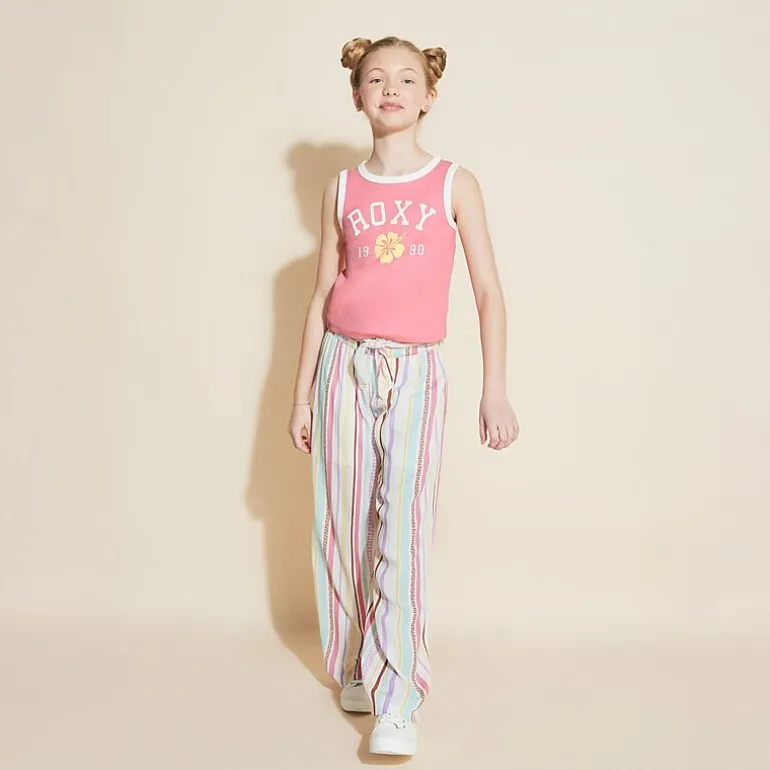 Roxy Big Kid Girls Crew Neck Sleeveless Tank Top