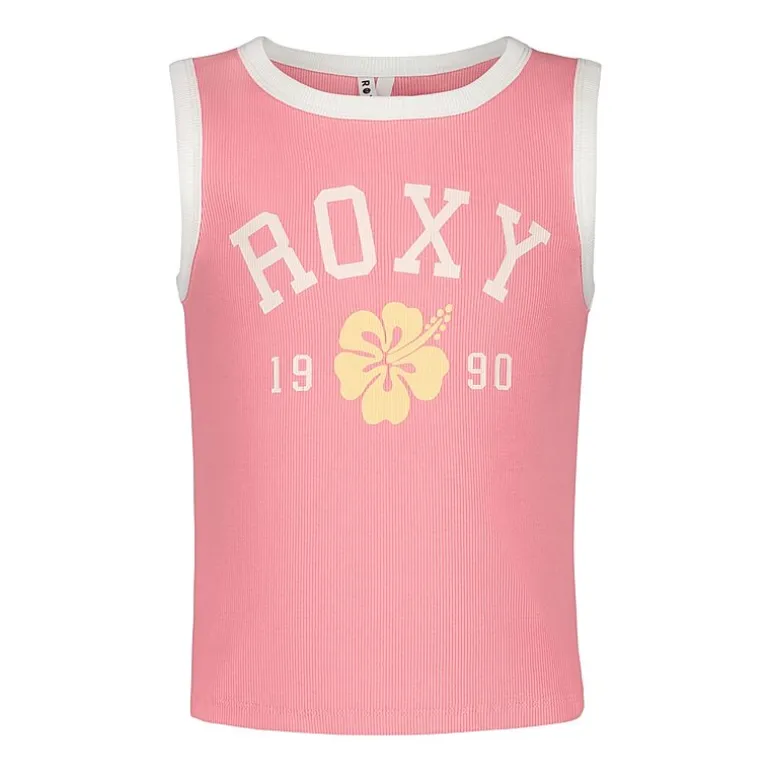 Roxy Big Kid Girls Crew Neck Sleeveless Tank Top