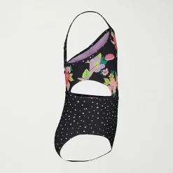 Roxy Big Kid Girls Floral Sleeveless One Piece Swimsuit