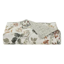 Royal Court Evergreen Floral Quilt Set