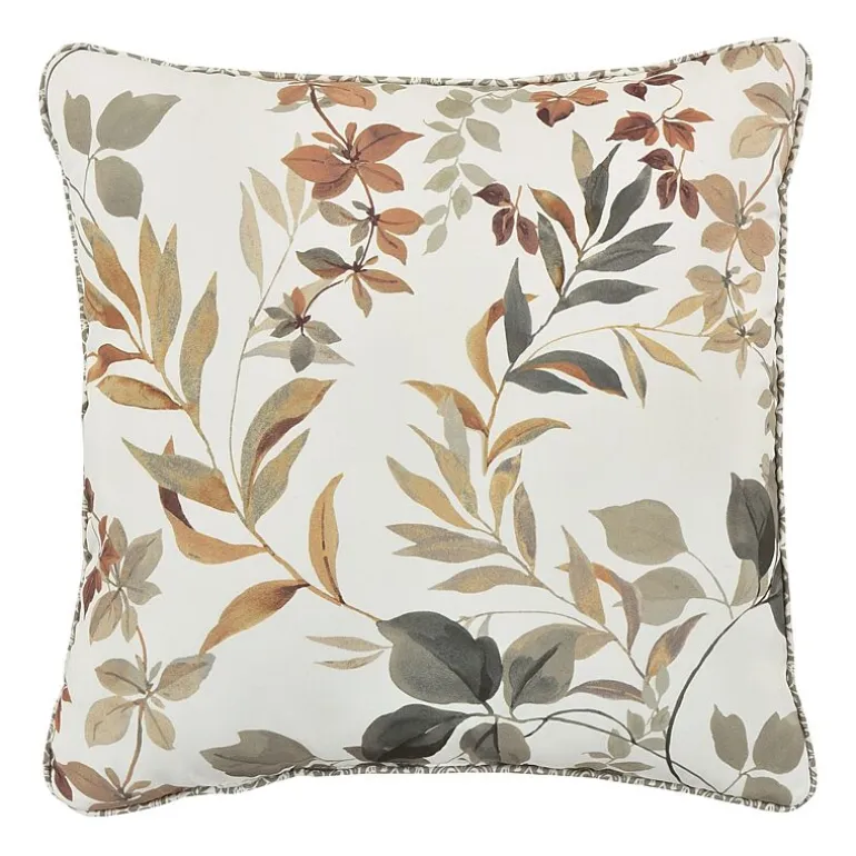 Royal Court Evergreen Square Throw Pillow