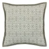 Royal Court Evergreen Square Quilted Square Throw Pillow