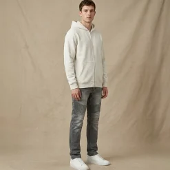 Royal Threads Mens Easy-on + Easy-off Long Sleeve Hoodie