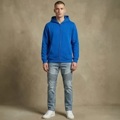 Royal Threads Mens Easy-on + Easy-off Long Sleeve Hoodie