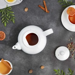 RSVP International Stoneware Teapot