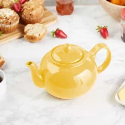 RSVP International Stoneware Teapot
