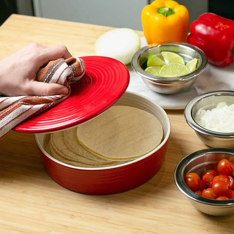 RSVP International Stoneware Tortilla Warmer - 8.5"