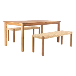 Safavieh Aquina 3-pc. Rectangular Dining Set