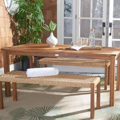 Safavieh Aquina 3-pc. Rectangular Dining Set