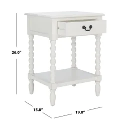 Safavieh Athena Storage 1-Drawer End Table