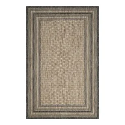 Safavieh Courtyard Collection Wanda Stripe Indoor/Outdoor Area Rug