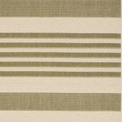 Safavieh Courtyard Collection Santos Stripe Indoor/Outdoor Area Rug