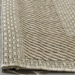 Safavieh Courtyard Collection Lorna Stripe Indoor/Outdoor Area Rug