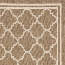 Safavieh Courtyard Collection Crispian Geometric Indoor/Outdoor Area Rug