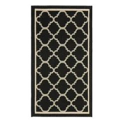 Safavieh Courtyard Collection Crispian Geometric Indoor/Outdoor Area Rug