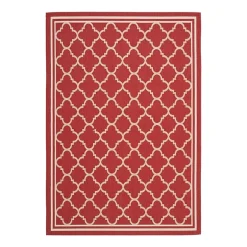 Safavieh Courtyard Collection Crispian Geometric Indoor/Outdoor Area Rug