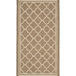 Safavieh Courtyard Collection Crispian Geometric Indoor/Outdoor Area Rug