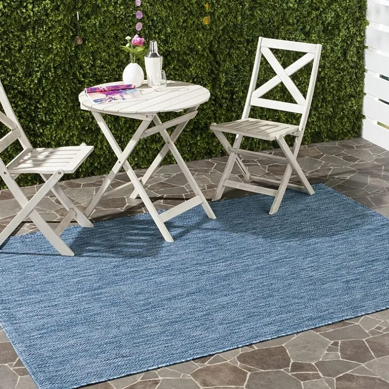 Safavieh Courtyard Collection Monroe Stripe Indoor/Outdoor Area Rug