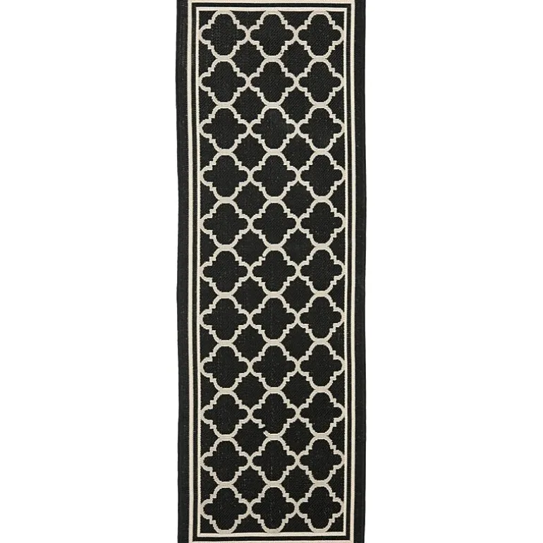 Safavieh Courtyard Collection Crispian Geometric Indoor/Outdoor Runner Rug