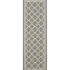 Safavieh Courtyard Collection Crispian Geometric Indoor/Outdoor Runner Rug