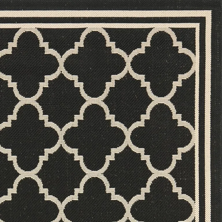 Safavieh Courtyard Collection Crispian Geometric Indoor/Outdoor Runner Rug