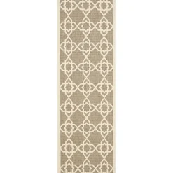 Safavieh Courtyard Collection Nicol Geometric Indoor/Outdoor Runner Rug