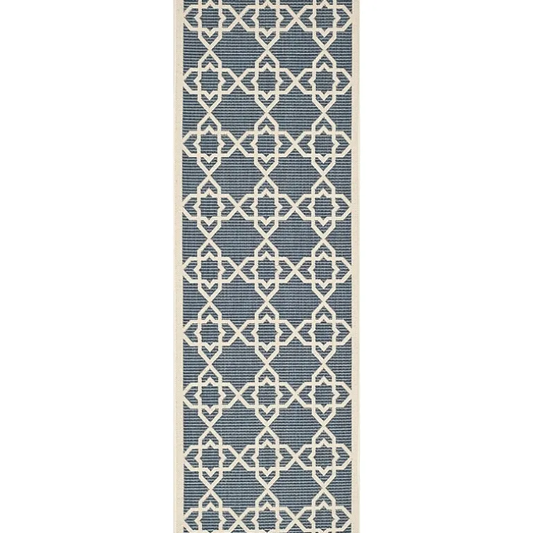 Safavieh Courtyard Collection Nicol Geometric Indoor/Outdoor Runner Rug