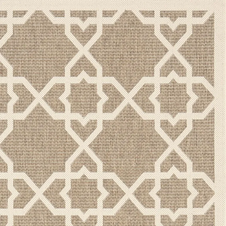 Safavieh Courtyard Collection Nicol Geometric Indoor/Outdoor Runner Rug