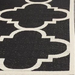 Safavieh Courtyard Collection Gina Geometric Indoor/Outdoor Square Area Rug