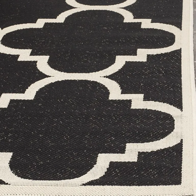 Safavieh Courtyard Collection Gina Geometric Indoor/Outdoor Square Area Rug