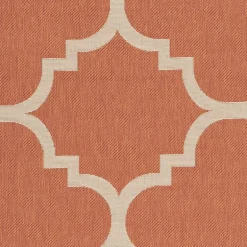 Safavieh Courtyard Collection Gina Geometric Indoor/Outdoor Square Area Rug