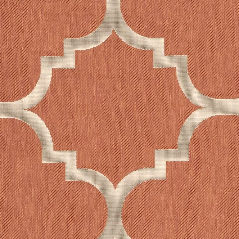 Safavieh Courtyard Collection Gina Geometric Indoor/Outdoor Square Area Rug