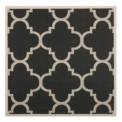 Safavieh Courtyard Collection Gina Geometric Indoor/Outdoor Square Area Rug