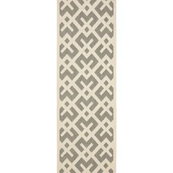 Safavieh Courtyard Collection Darrin Geometric Indoor/Outdoor Runner Rug