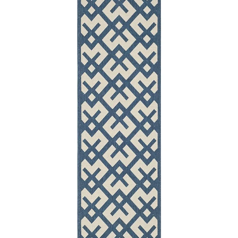 Safavieh Courtyard Collection Darrin Geometric Indoor/Outdoor Runner Rug