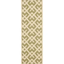 Safavieh Courtyard Collection Darrin Geometric Indoor/Outdoor Runner Rug