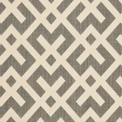 Safavieh Courtyard Collection Darrin Geometric Indoor/Outdoor Runner Rug