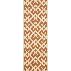 Safavieh Courtyard Collection Darrin Geometric Indoor/Outdoor Runner Rug