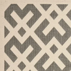 Safavieh Courtyard Collection Darrin Geometric Indoor/Outdoor Runner Rug