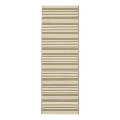 Safavieh Courtyard Collection Santos Stripe Indoor/Outdoor Runner Rug