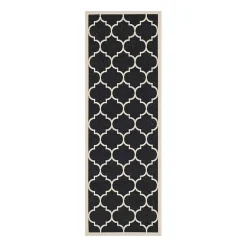 Safavieh Courtyard Collection Amias Geometric Indoor/Outdoor Runner Rug