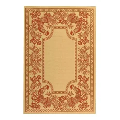 Safavieh Courtyard Collection Kestrel Oriental Indoor/Outdoor Area Rug