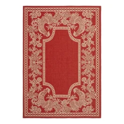 Safavieh Courtyard Collection Kestrel Oriental Indoor/Outdoor Area Rug