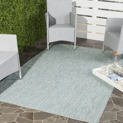 Safavieh Courtyard Collection Flora Geometric Indoor/Outdoor Area Rug