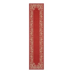 Safavieh Courtyard Collection Kestrel Oriental Indoor/Outdoor Runner Rug