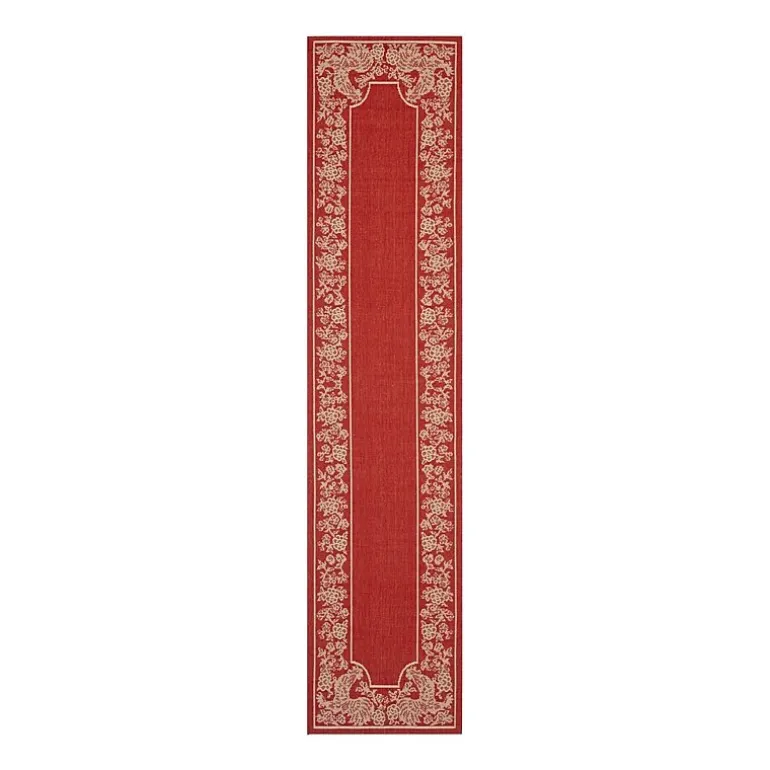 Safavieh Courtyard Collection Kestrel Oriental Indoor/Outdoor Runner Rug