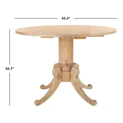Safavieh Forest Collection Round Wood-Top Dining Table